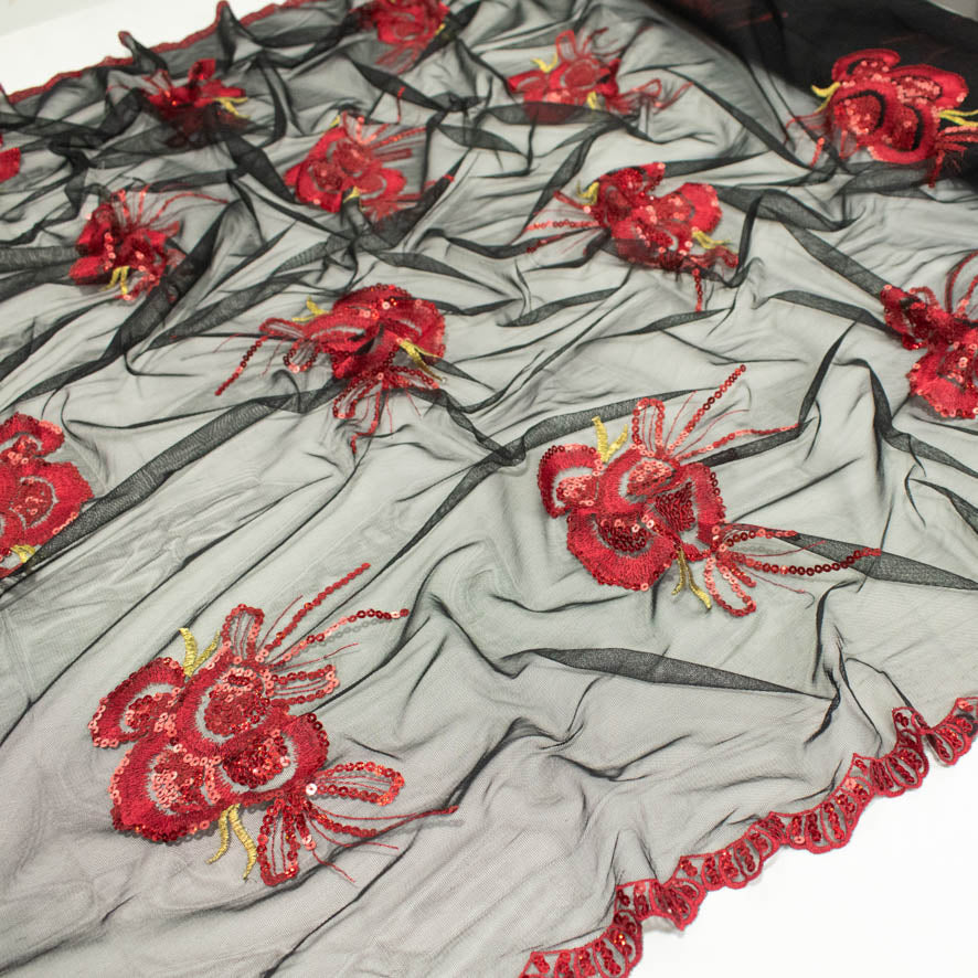 Light Sequin Tulle Lace Design-22