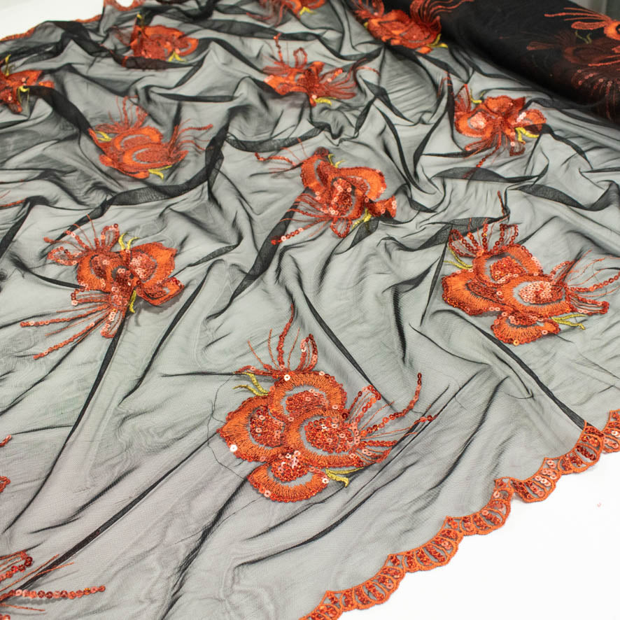 Light Sequin Tulle Lace Design-22