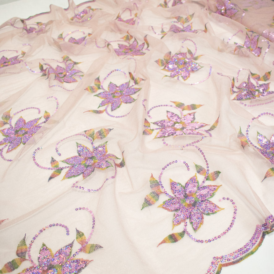 Light Sequin Tulle Lace