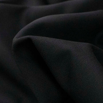 Japanese Crepe Suiting Light Weight Design-12 Black