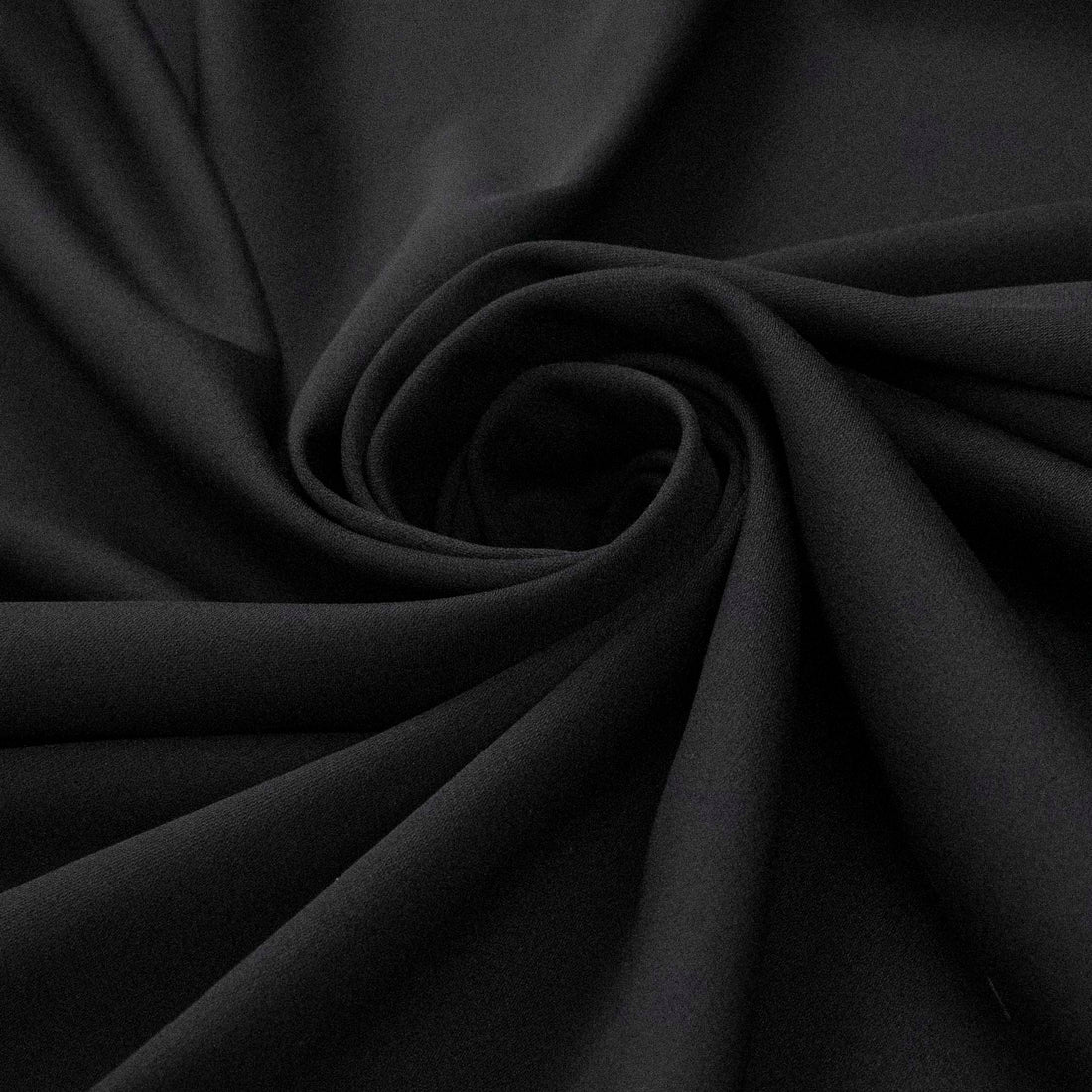 Japanese Crepe Suiting Light Weight Design-12 Black