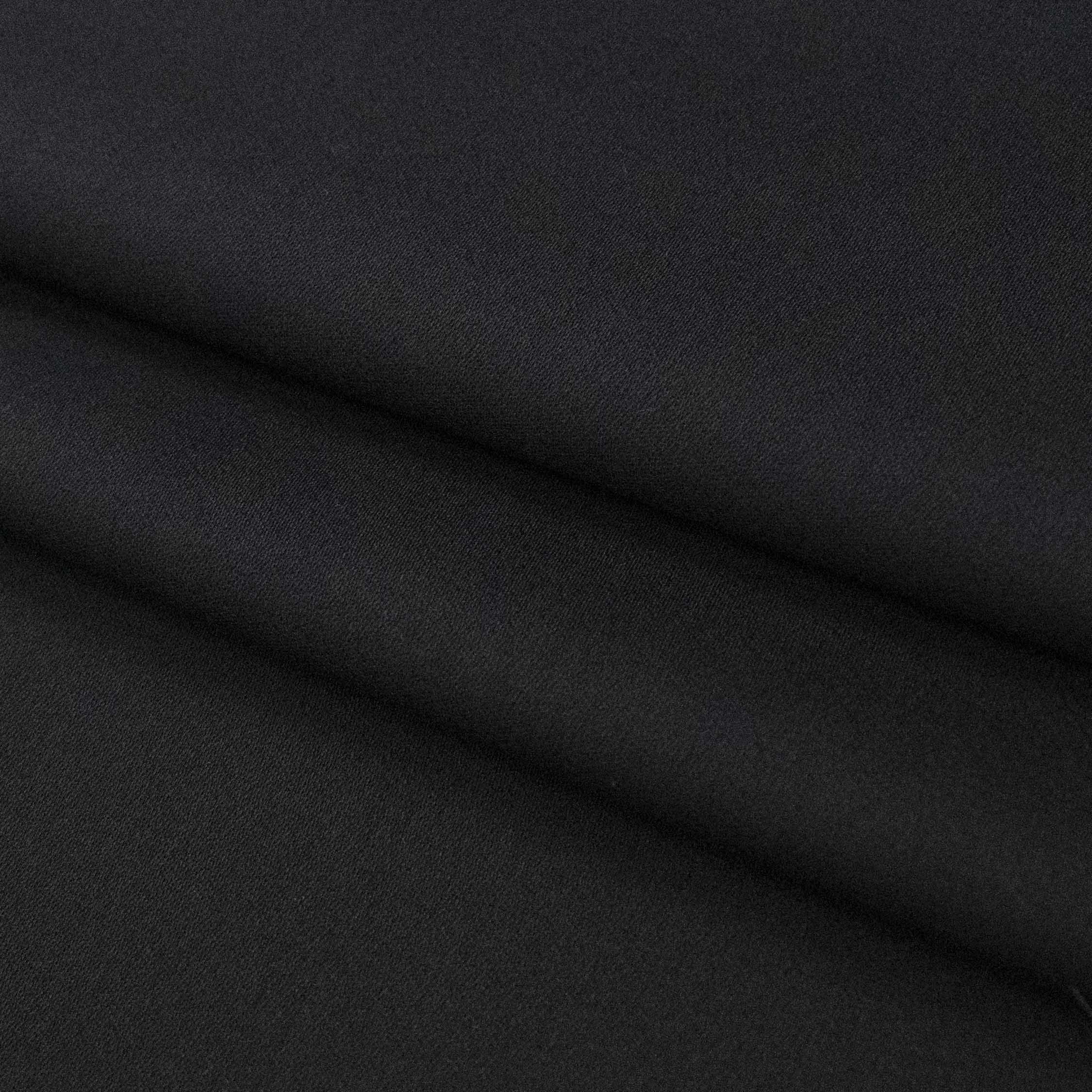 Japanese Crepe Suiting Light Weight Design-12 Black