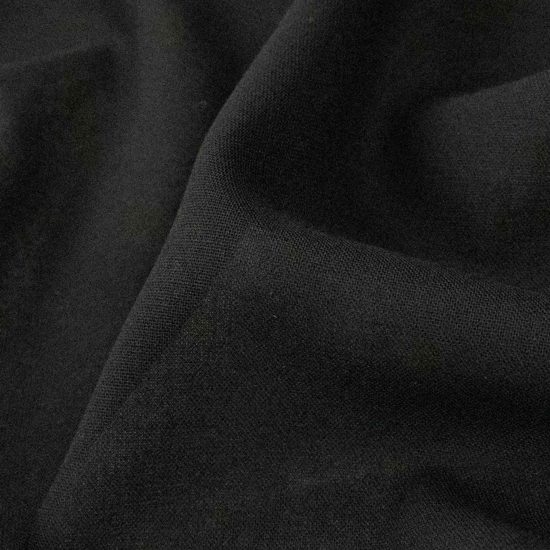 Japanese Crepe Suiting Light Weight Design-3 Black