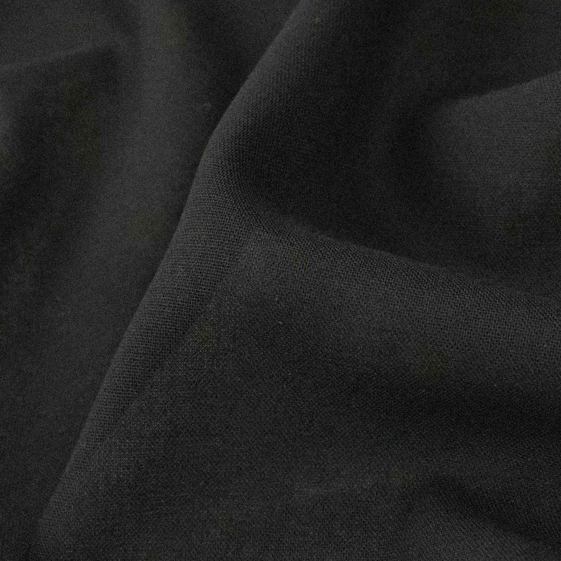 Japanese Crepe Suiting Light Weight Design-3 Black