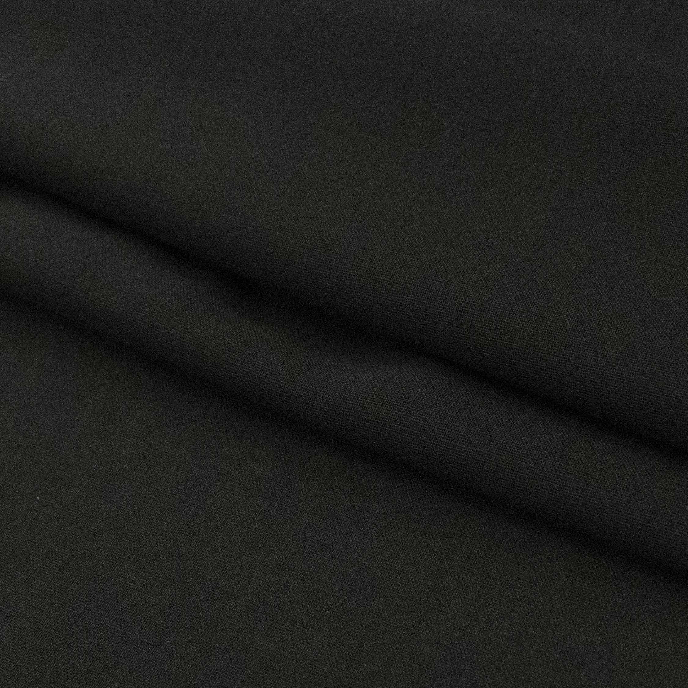 Japanese Crepe Suiting Light Weight Design-3 Black