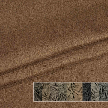 Wide Width Linen Look Dimout Curtaining/Upholstery by Verdi