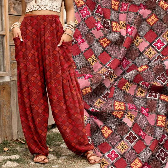 Linen Rayon Digital Print