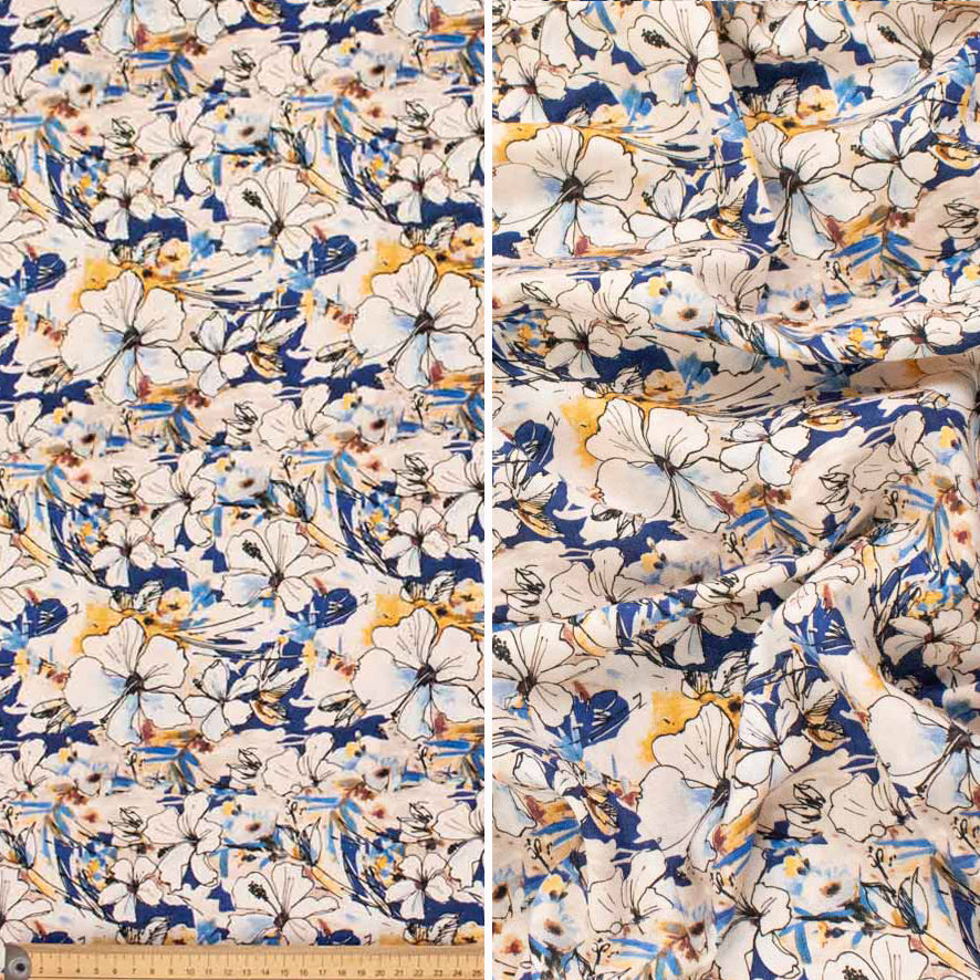 Linen Rayon Digital Print