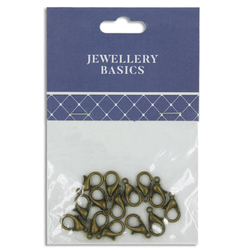Lobster Clasps 11mm Boho Gold 14Pcs
