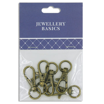 Lobster Clasps 30mm Gold 5Pcs