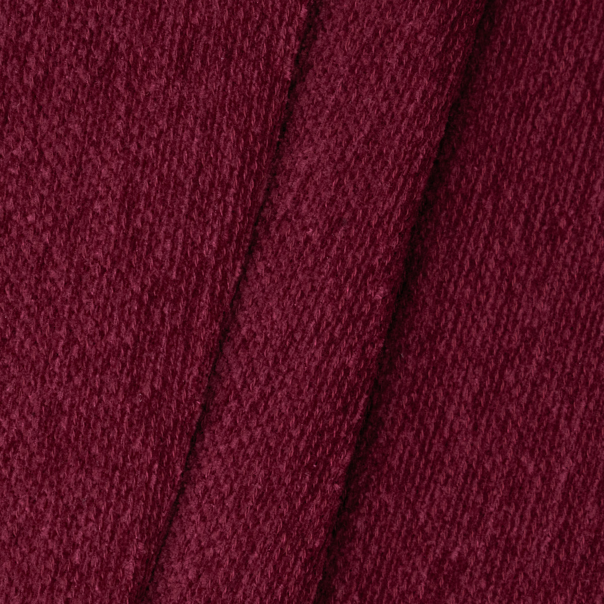 Metallic Lurex Chenille Curtaining & Upholstery Fabric with Foil Backing in Maroon