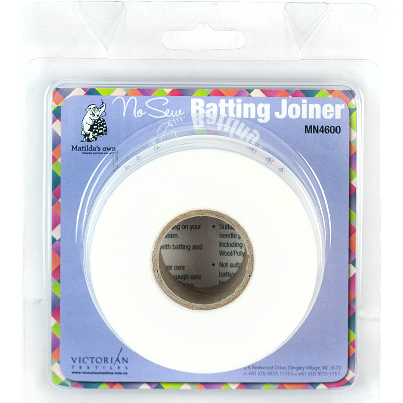 Matilda’s Own No Sew Batting Joiner – 4cm x 20m