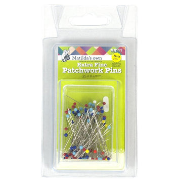 Matilda's Own Patchwork Pins Extra Fine 35mm x 0.4mm