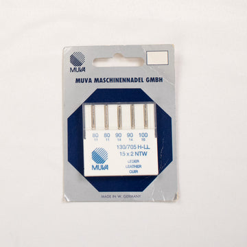 Muva Sewing Machine Needles Leather Mix 80/90/100 - 5 Per Cassette