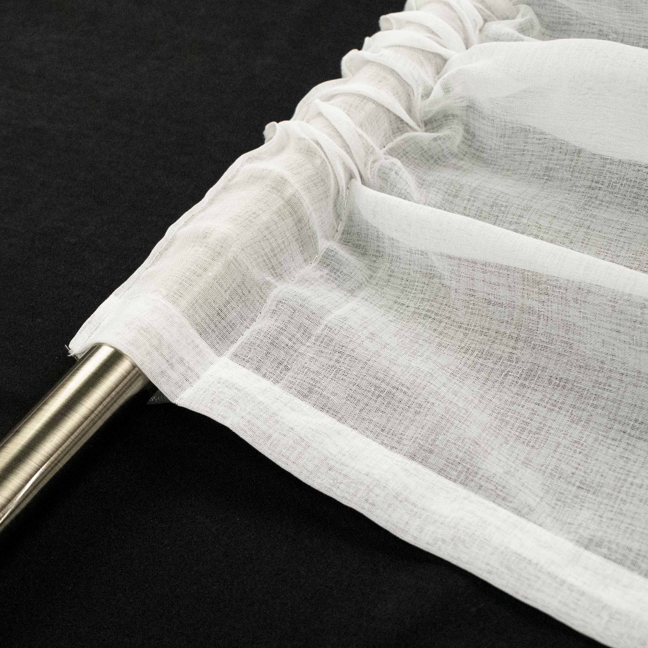 Magnolia Bloom Floral Printed Ready to Hang Sheer Pencil Pleat Curtain