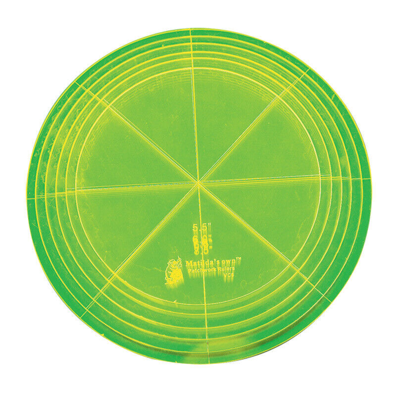 Matilda's Own Large Circle Set Patchwork Template 6 Pieces