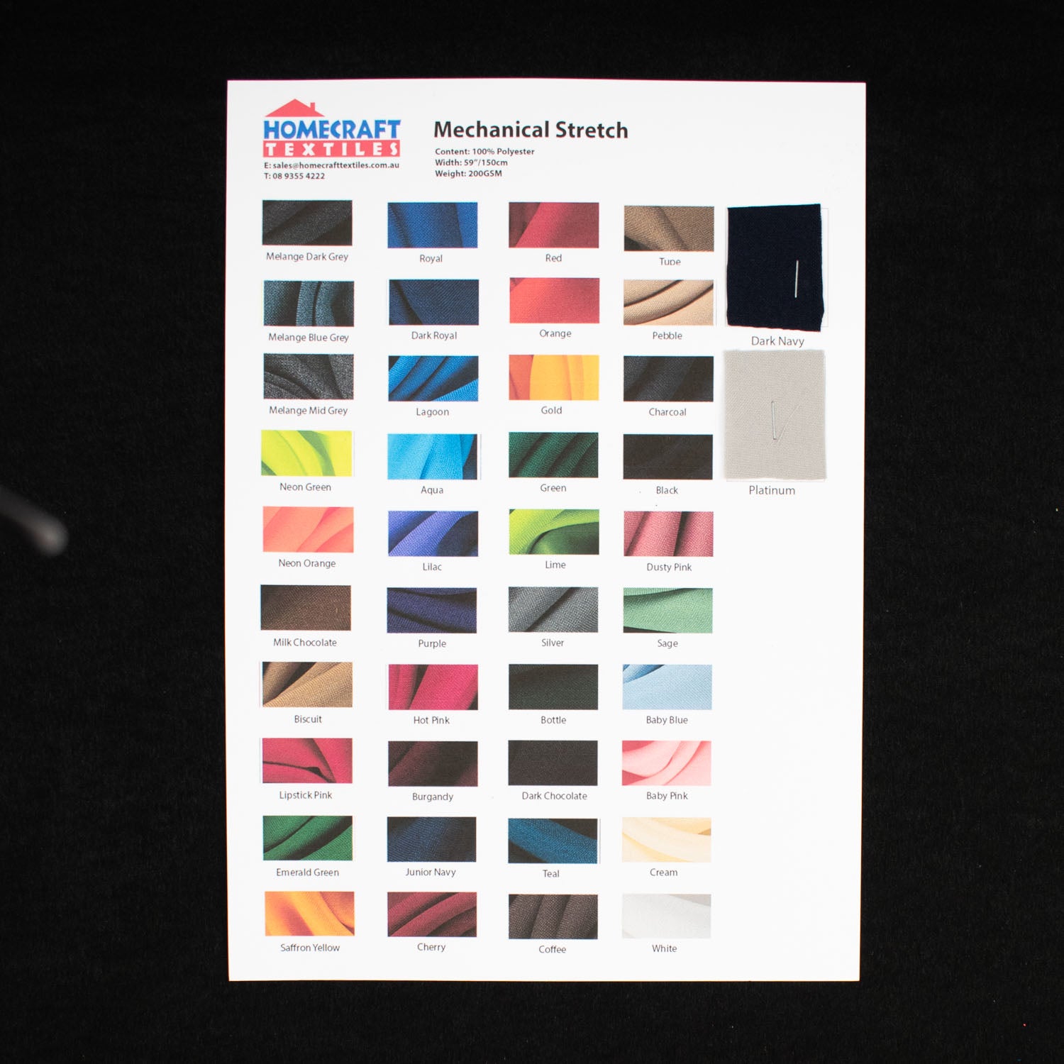 Mechanical Stretch Sample Book