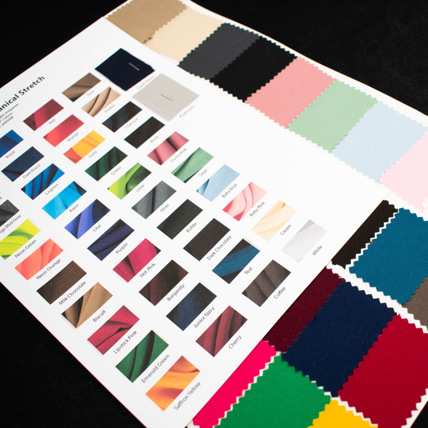 Mechanical Stretch Sample Book