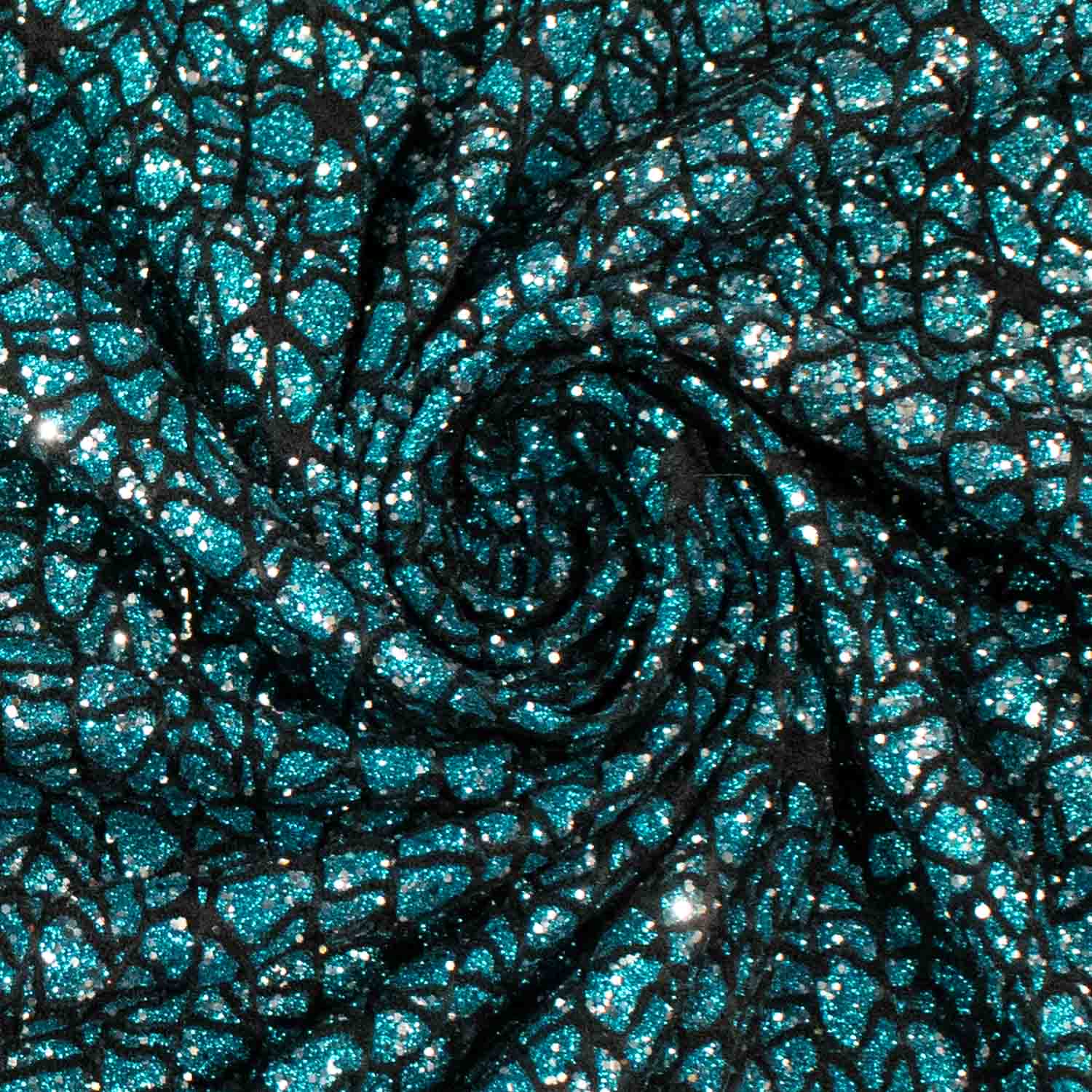 Metallic Glitter Bonded Lace