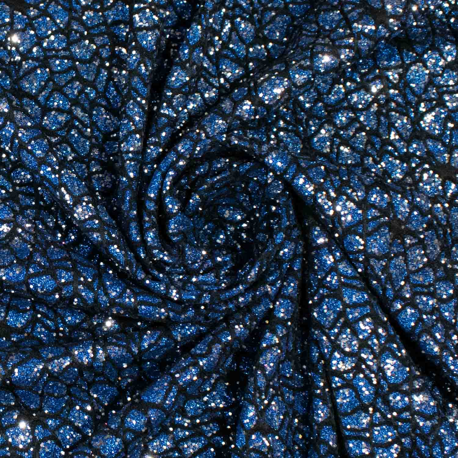 Metallic Glitter Bonded Lace