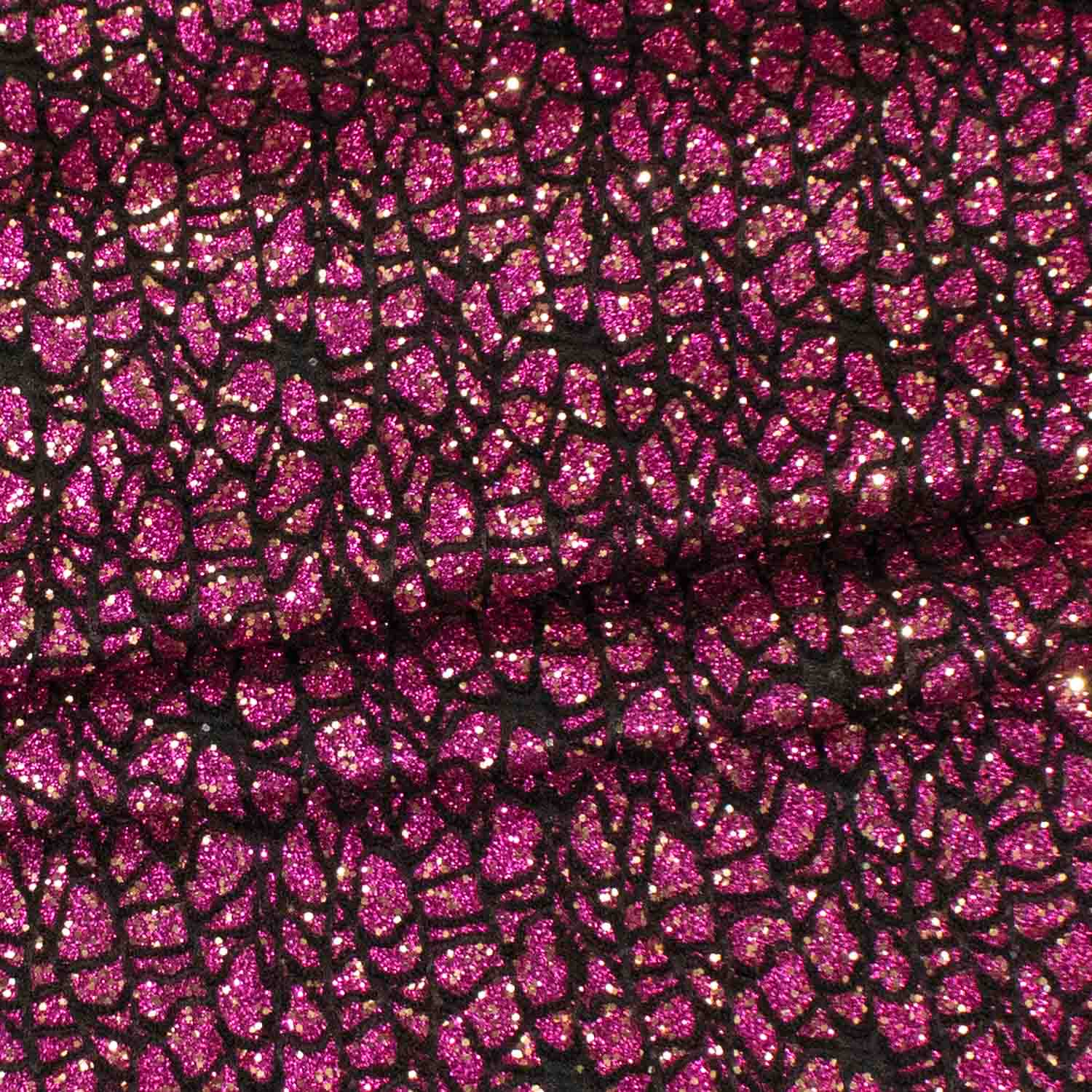 Metallic Glitter Bonded Lace