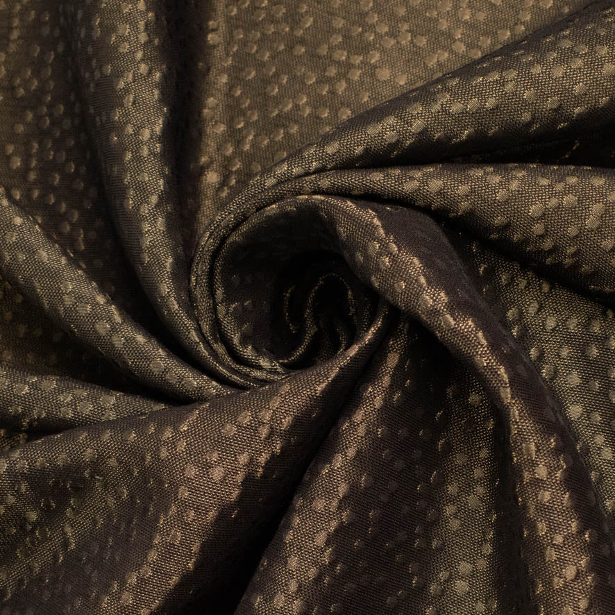 Metallic Embossed Dots Jacquard