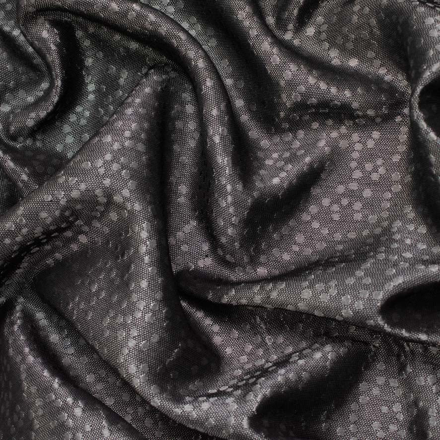 Metallic Embossed Dots Jacquard