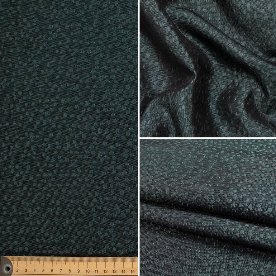 Metallic Embossed Dots Jacquard