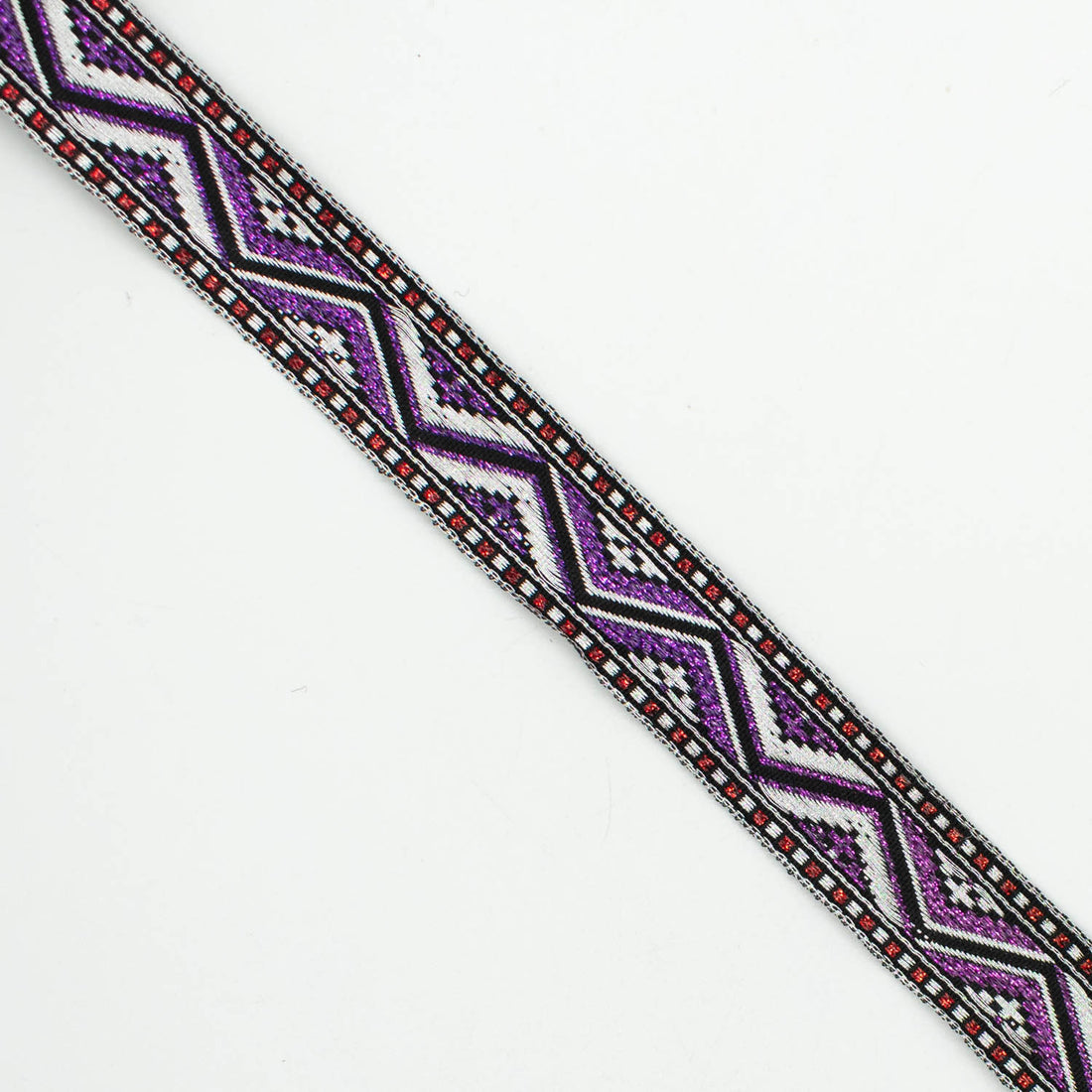 Metallic Fancy Embroidered Jacquard Ribbon-20mm