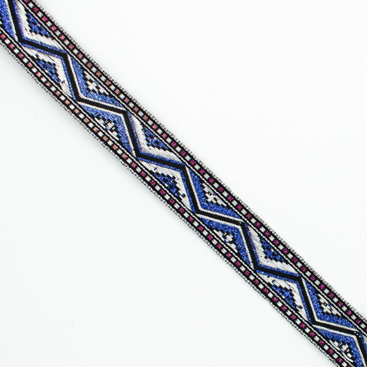 Metallic Fancy Embroidered Jacquard Ribbon-20mm