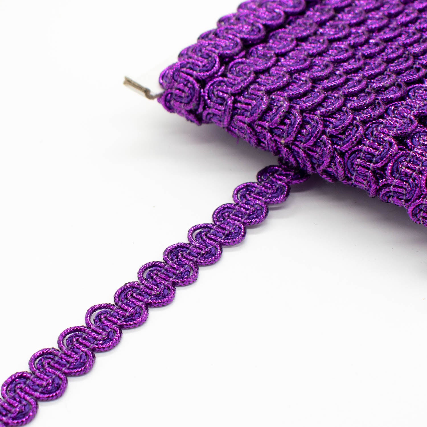 Metallic Braid Gimp Lace Trim 15mm