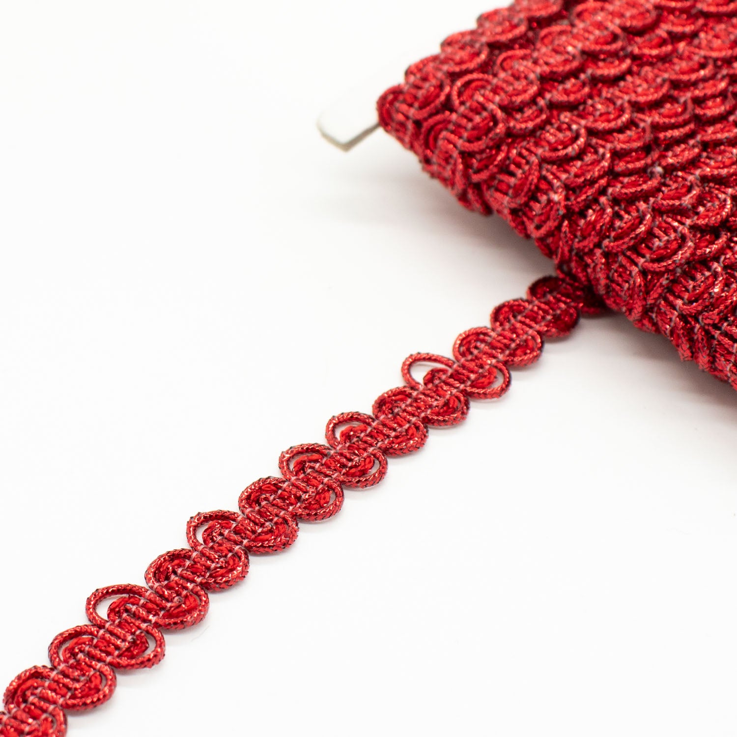 Metallic Braid Gimp Lace Trim 15mm