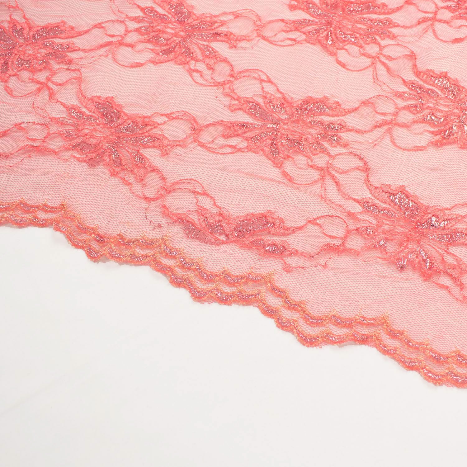 Raschel Metallic Lace