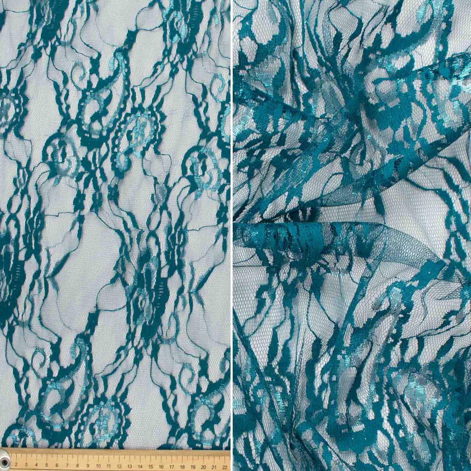 Raschel Metallic Lace