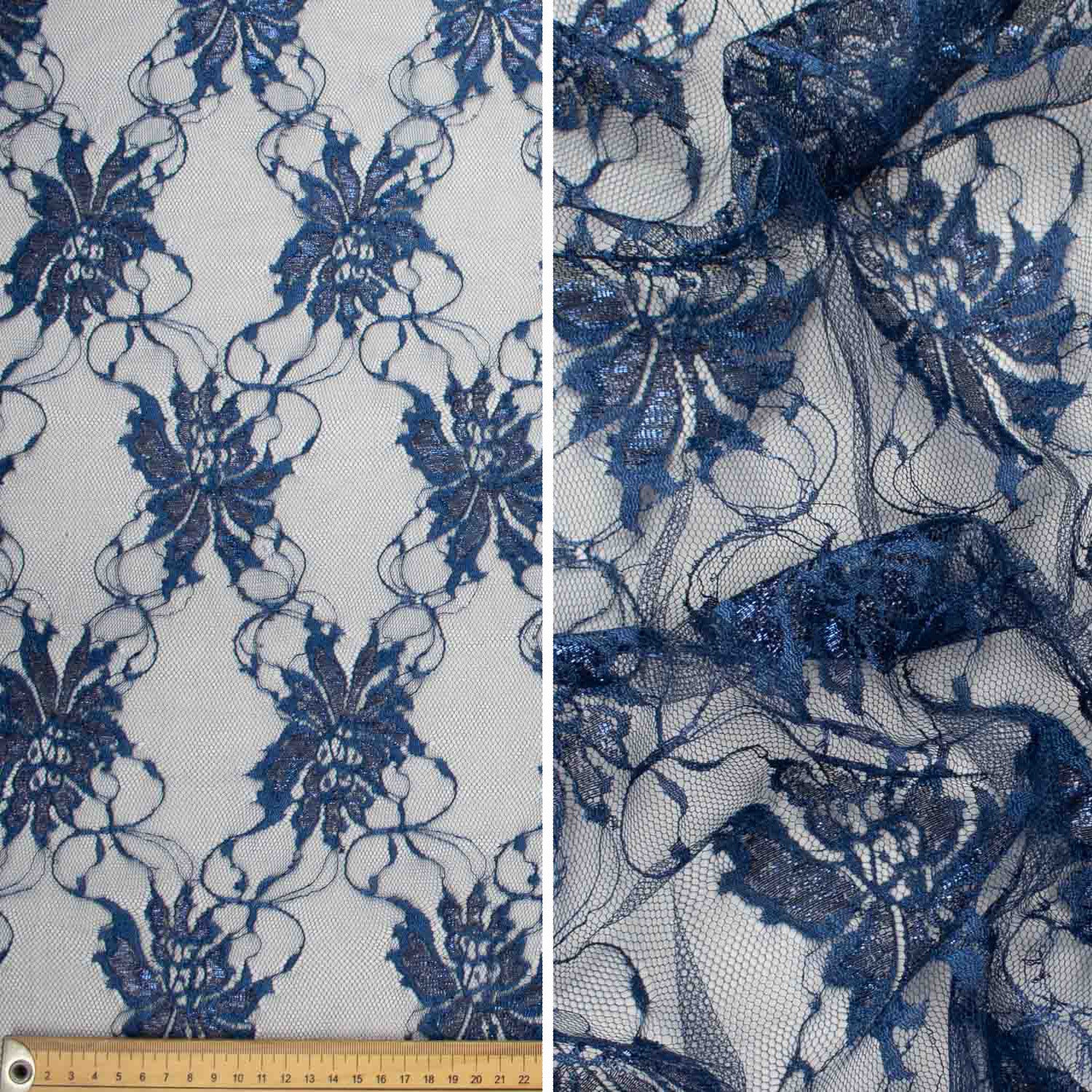 Raschel Metallic Lace