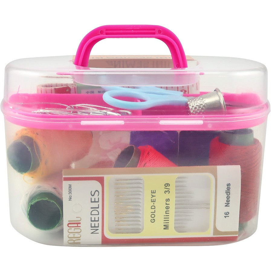 S.E.W Mini Sewing Kit Tool Box - 63Pcs