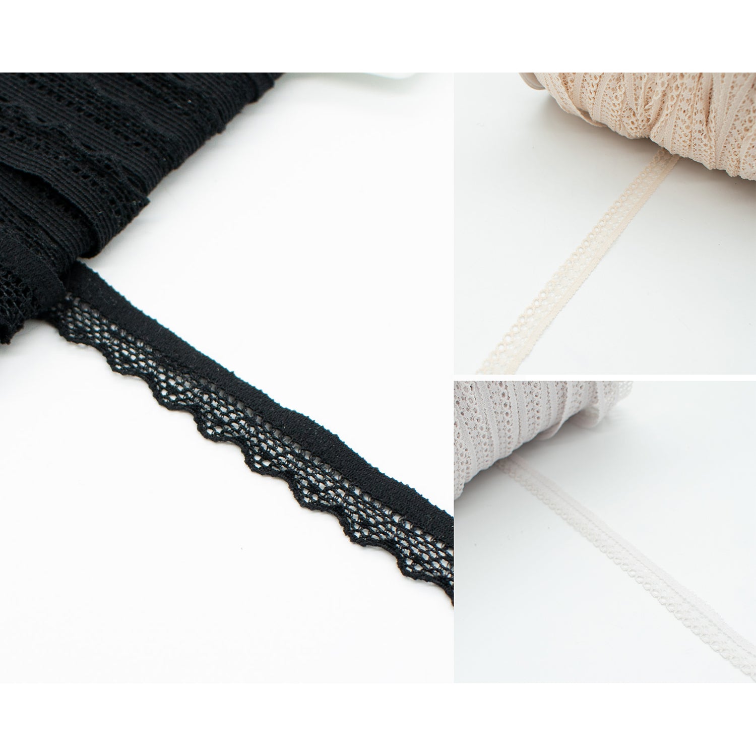 Mini Stretch Lace Trim 12mm