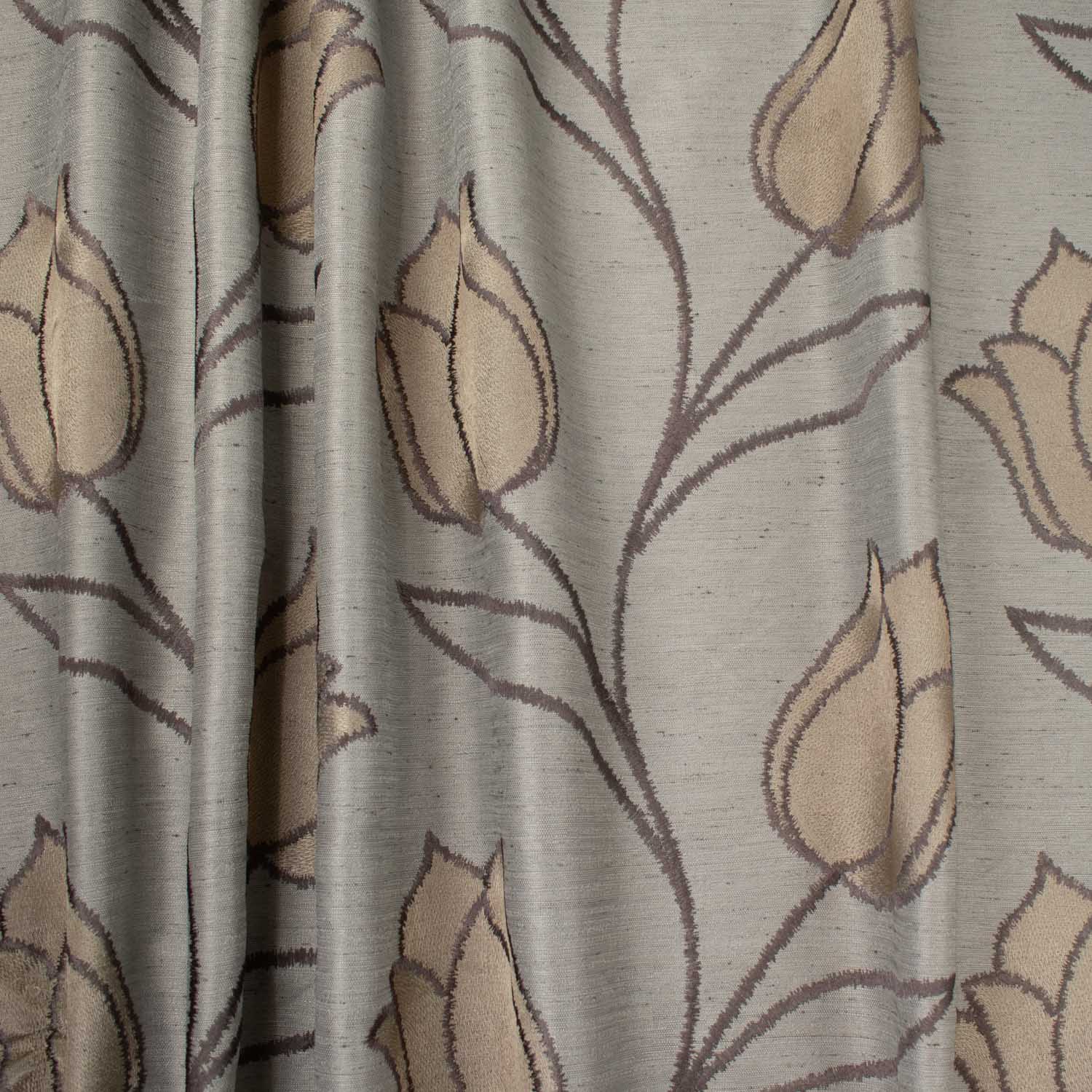 Montana by Zepel - Curtaining/Upholstery Floral Vines Embossed Jacquard