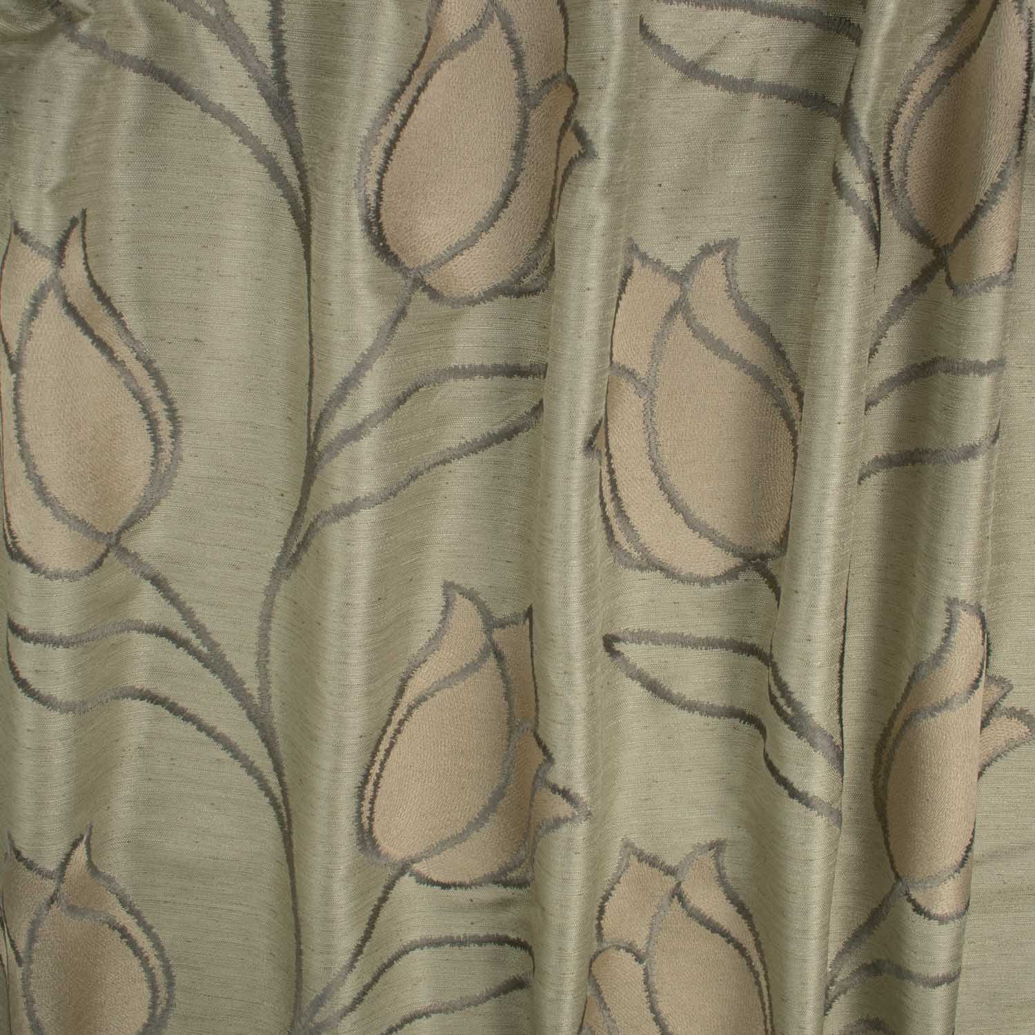 Montana by Zepel - Curtaining/Upholstery Floral Vines Embossed Jacquard