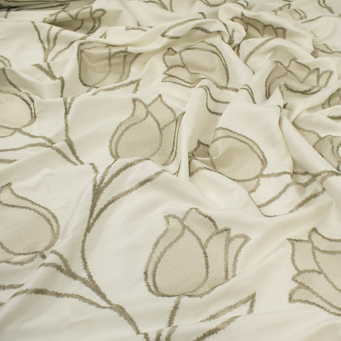 Montana by Zepel - Curtaining/Upholstery Floral Vines Embossed Jacquard