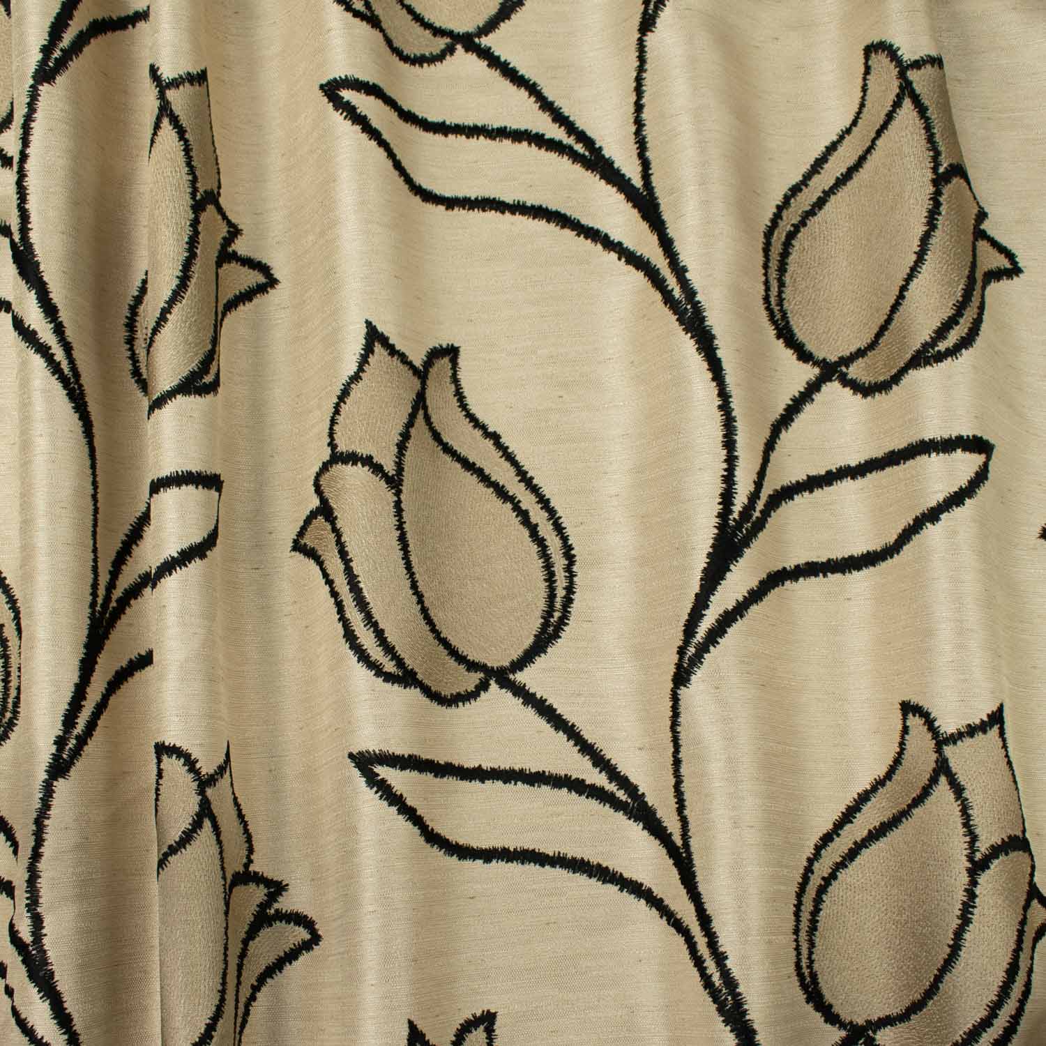 Montana by Zepel - Curtaining/Upholstery Floral Vines Embossed Jacquard