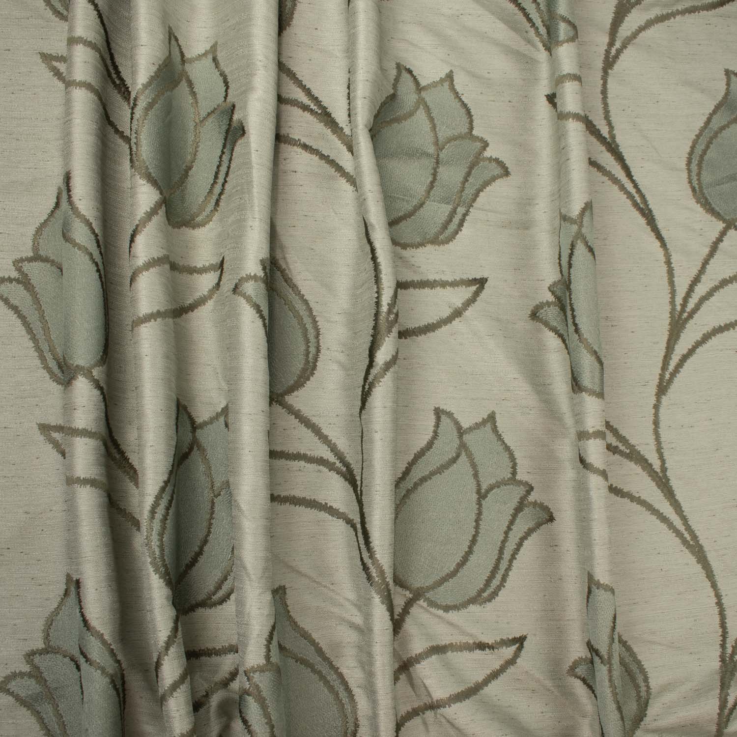 Montana by Zepel - Curtaining/Upholstery Floral Vines Embossed Jacquard