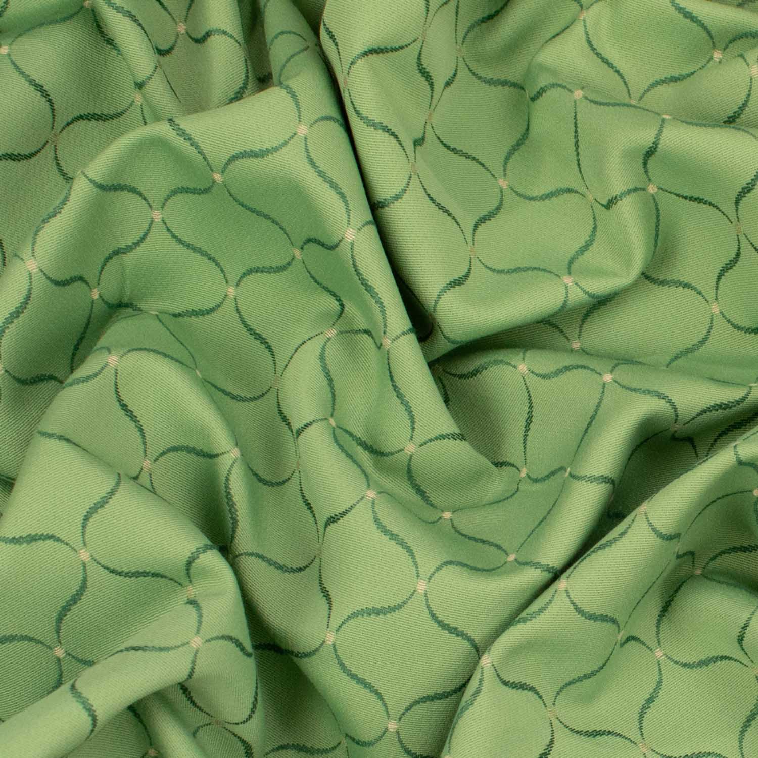 Moroccan Quatrefoil Jacquard Curtaining/Upholstery