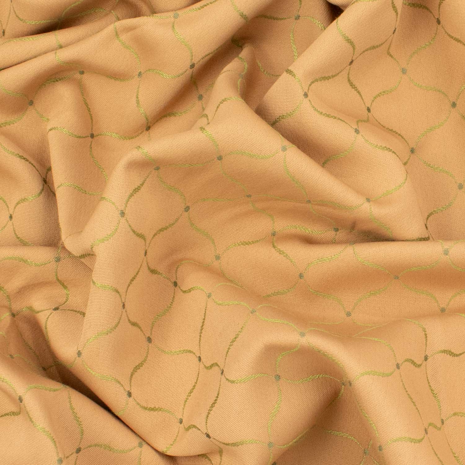 Moroccan Quatrefoil Jacquard Curtaining/Upholstery