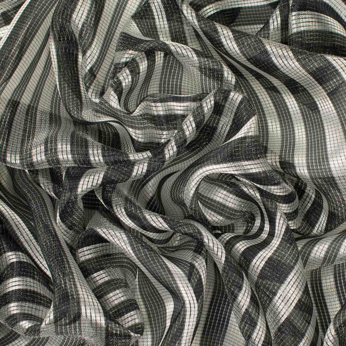 Muga by Zepel - Curtaining/Upholstery Stripes Sheer