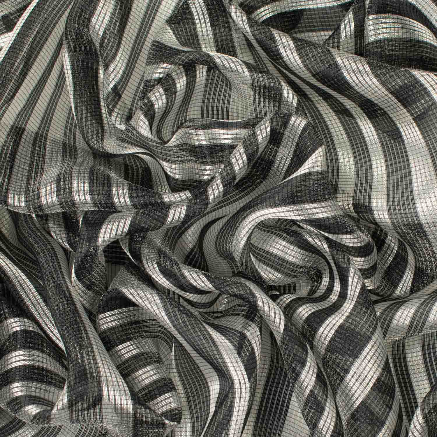 Muga by Zepel - Curtaining/Upholstery Stripes Sheer