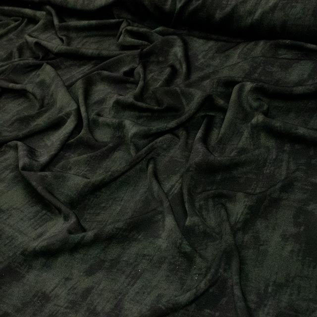 Mystic Mottled Glitter Crushed Crepe