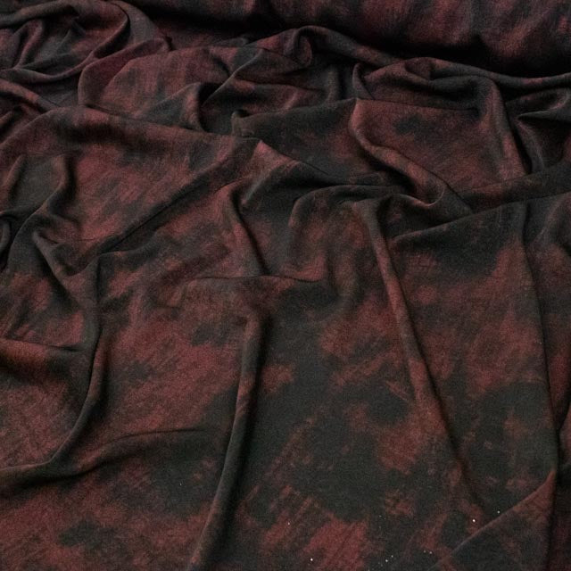 Mystic Mottled Glitter Crushed Crepe