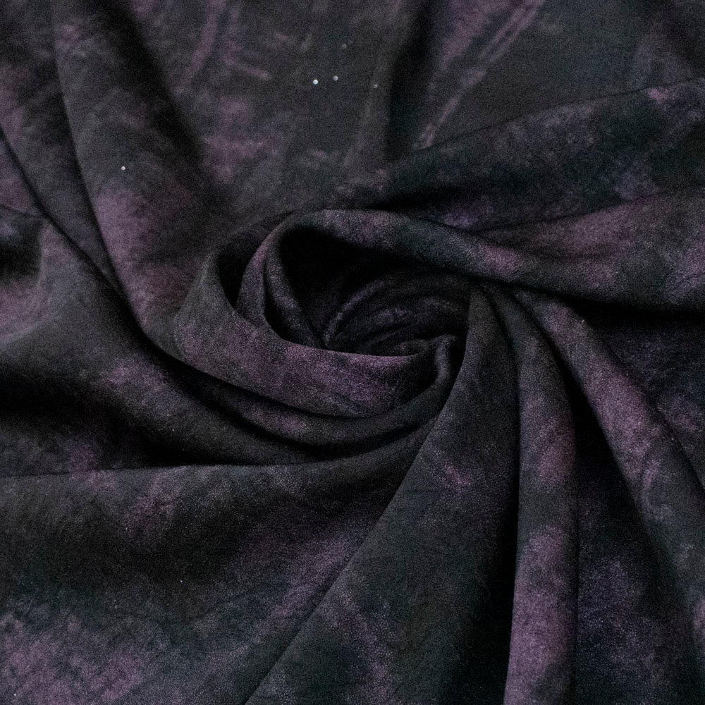 Mystic Mottled Glitter Crushed Crepe