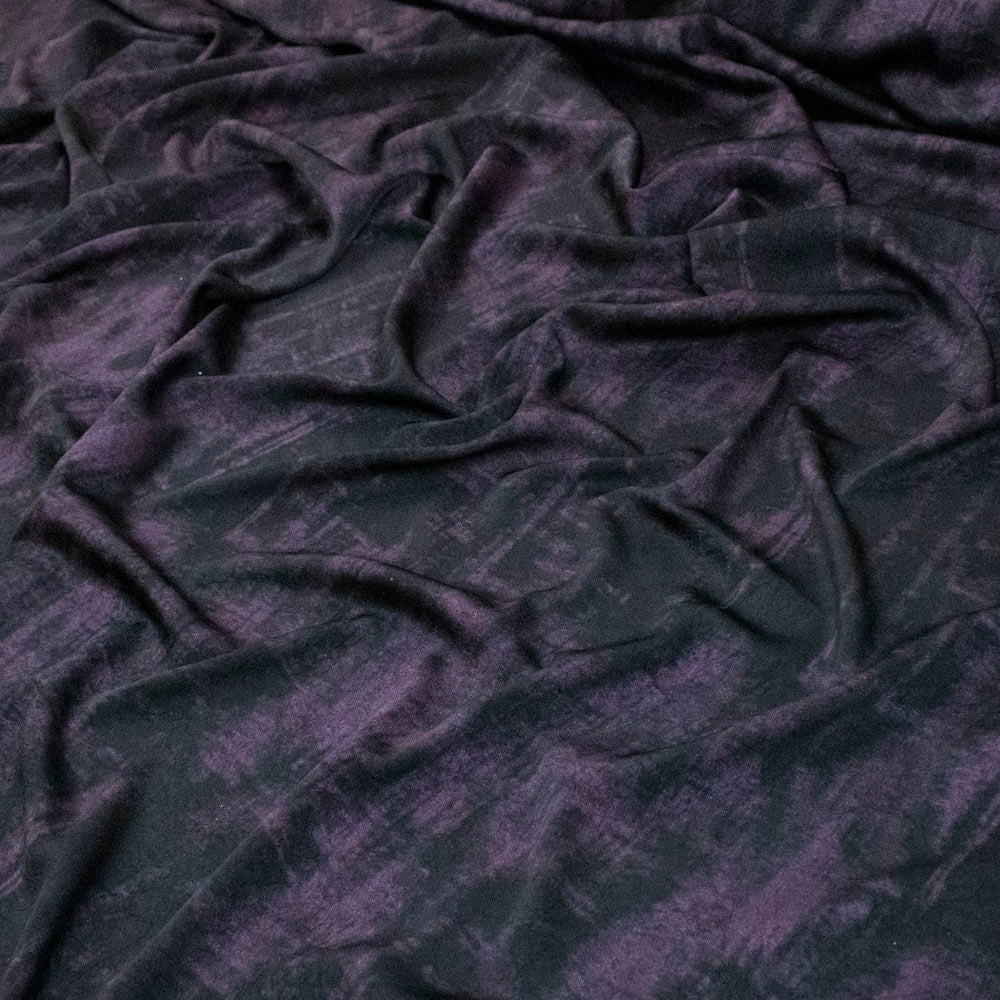 Mystic Mottled Glitter Crushed Crepe